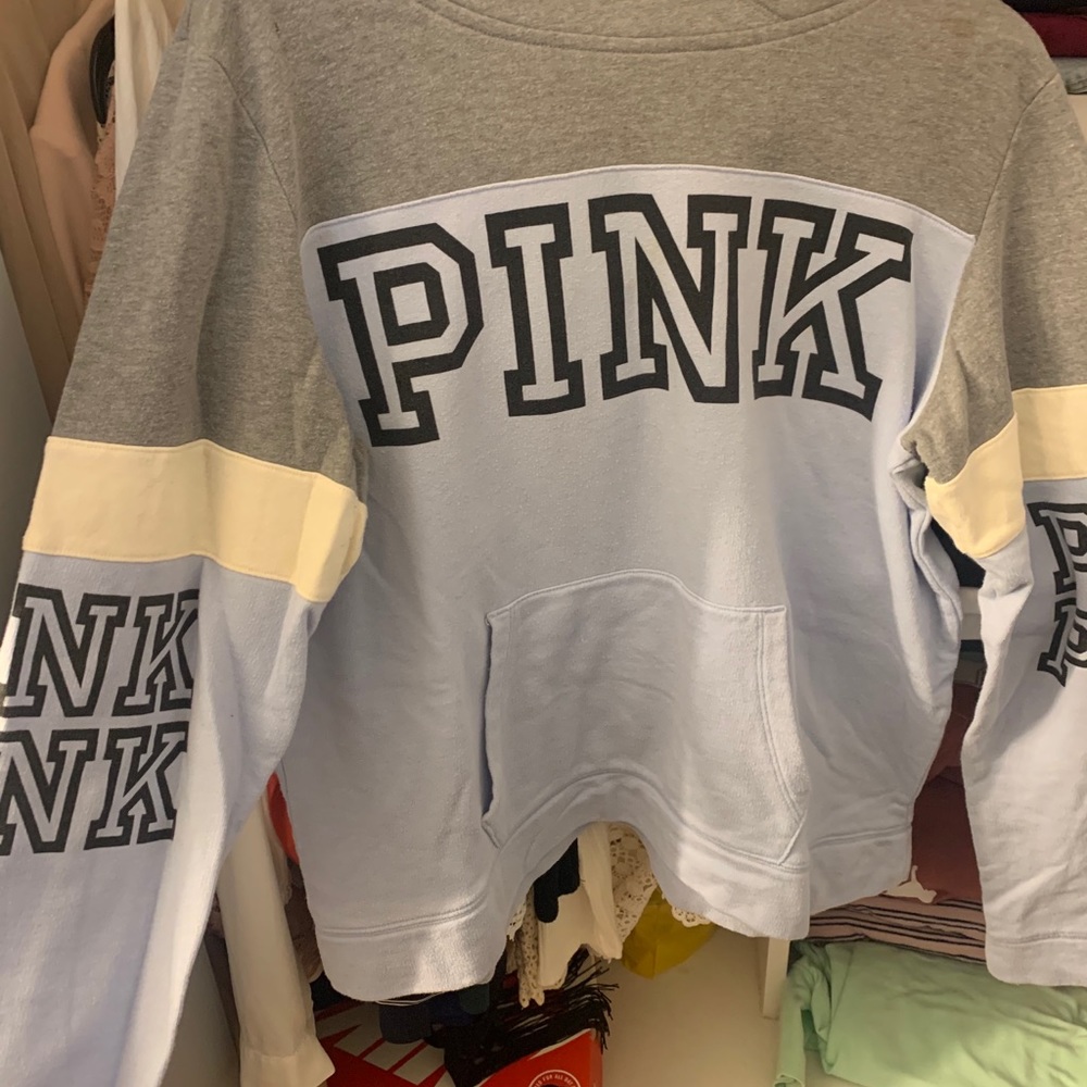 Pink hoodie sweater